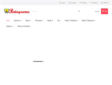 Tablet Screenshot of pentagrama.cl
